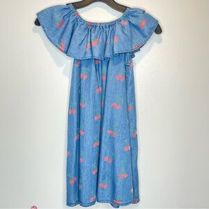 Stella McCartney Kids chambray cherry dress 8 yrs